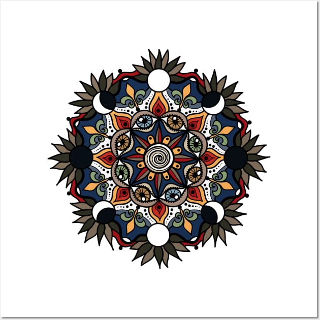 Night Sky Mandala Wall Art by majoihart